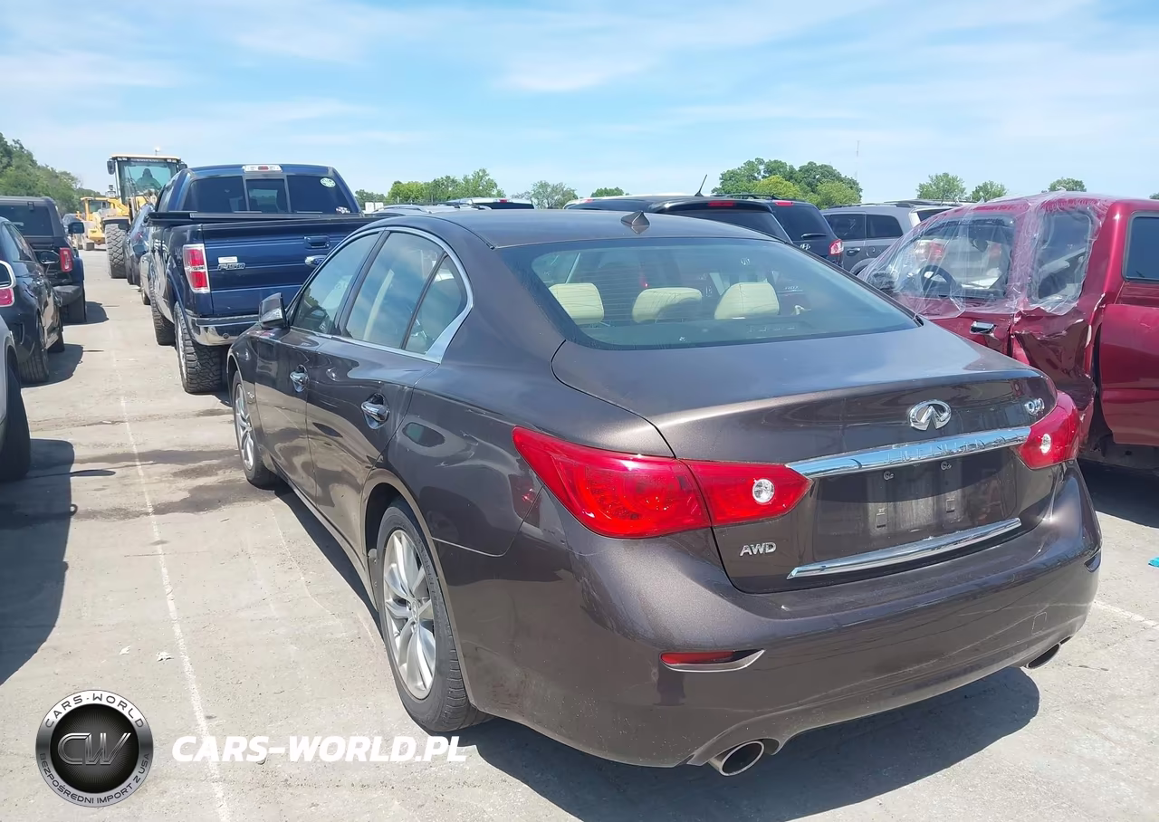 2014 Infiniti Q50 Hybrid Premium VIN:JN1AV7AR4EM701185 - 3