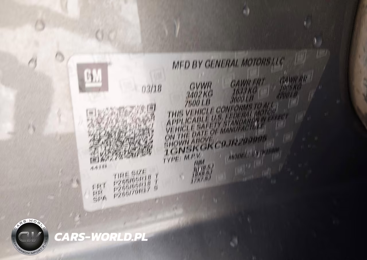 2018 Chevrolet Suburban Ls VIN:1GNSKGKC9JR299995 - 9