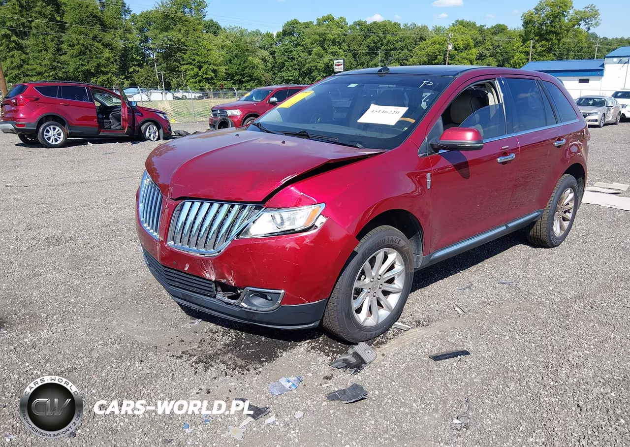 2013 Lincoln Mkx VIN:2LMDJ6JK1DBL33135 - 2