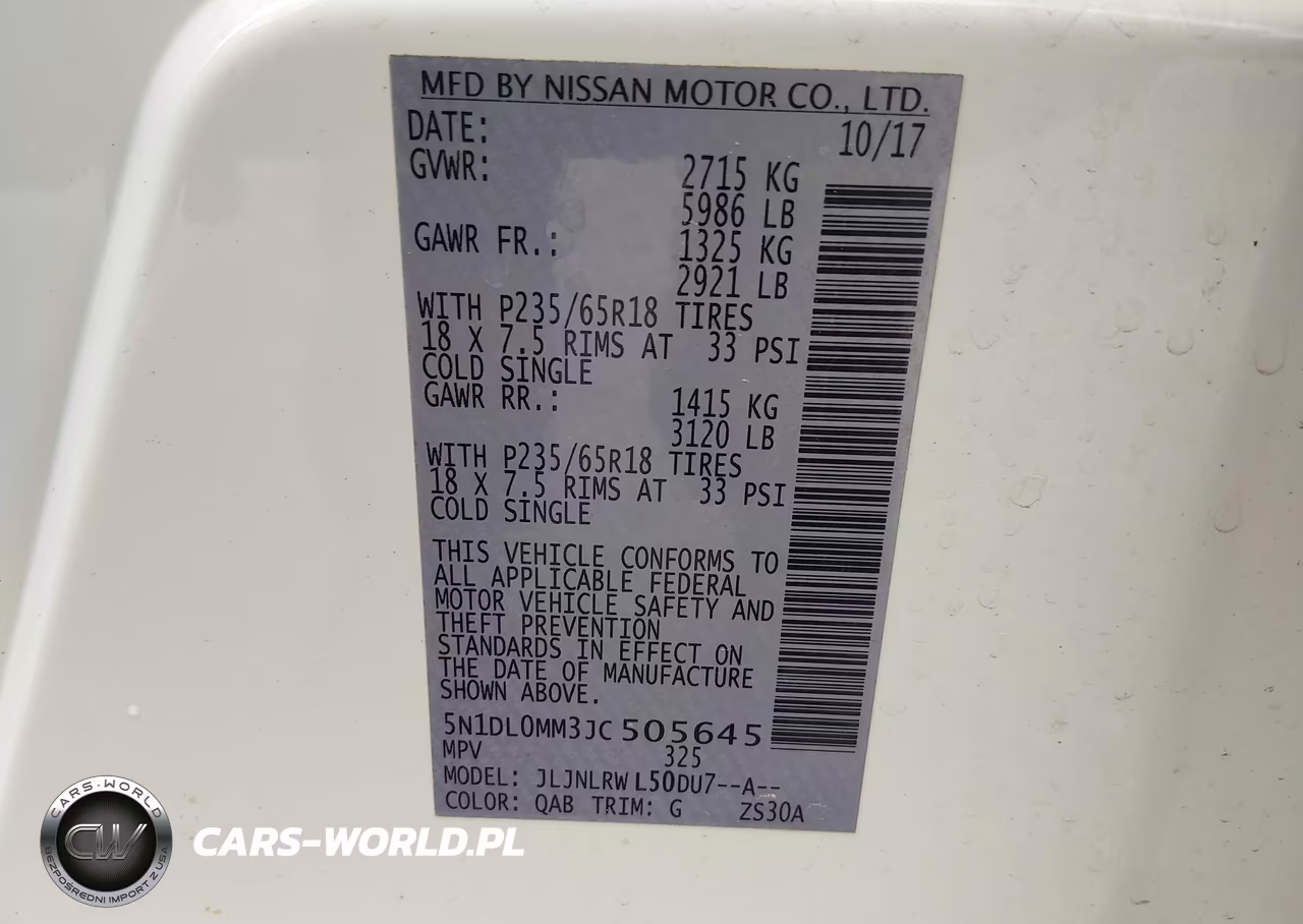 2018 Infiniti Qx60 VIN:5N1DL0MM3JC505645 - 9