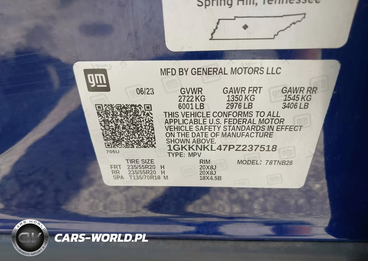 2023 GMC Acadia Fwd Sle VIN:1GKKNKL47PZ237518 - 9