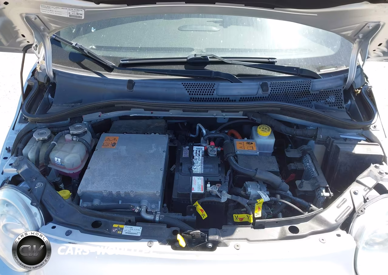 2013 Fiat 500E Battery Electric VIN:3C3CFFGE3DT753387 - 10