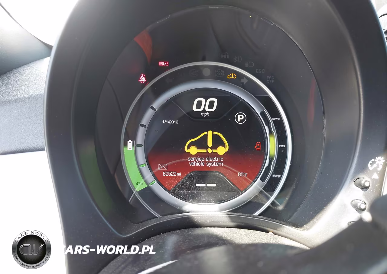 2013 Fiat 500E Battery Electric VIN:3C3CFFGE3DT753387 - 13