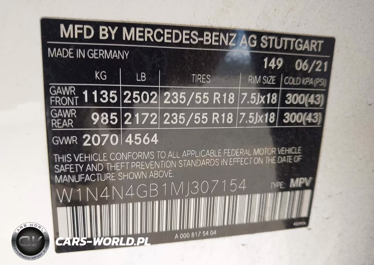 2021 Mercedes-Benz Gla 250 VIN:W1N4N4GB1MJ307154 - 9