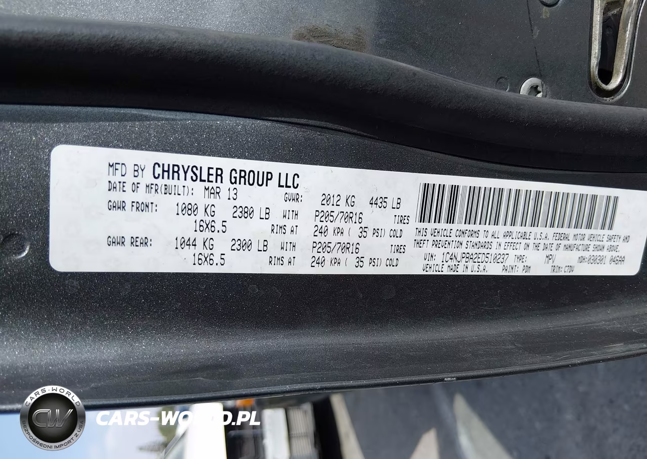 2014 Jeep Patriot Sport VIN:1C4NJPBA2ED510237 - 9