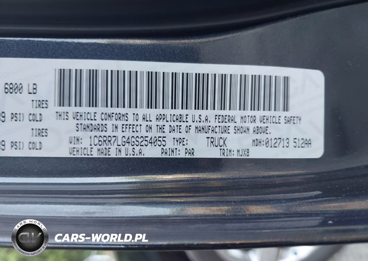 2016 Ram 1500 Big Horn VIN:1C6RR7LG4GS254055 - 9