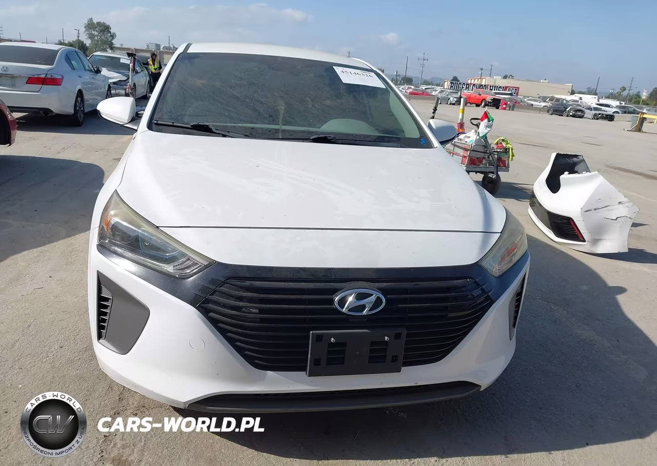 2017 Hyundai Ioniq Hybrid Blue VIN:KMHC65LC6HU024768 - 12