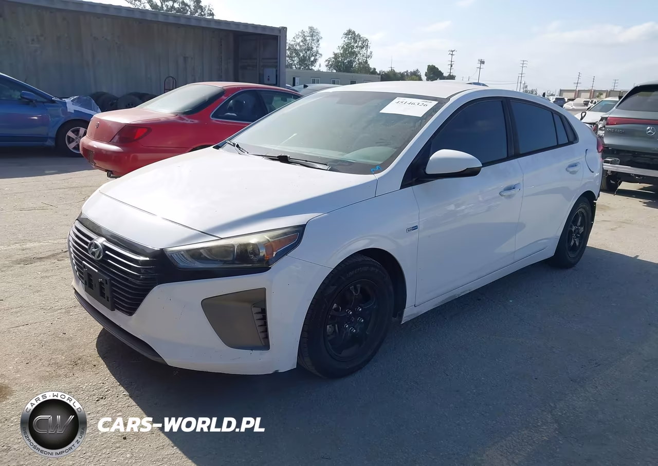 2017 Hyundai Ioniq Hybrid Blue VIN:KMHC65LC6HU024768 - 2
