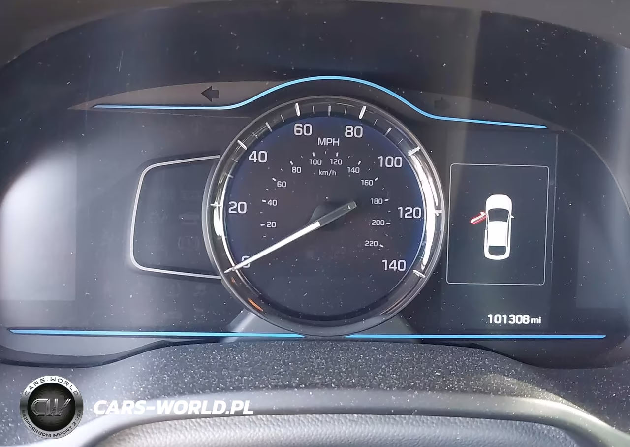 2017 Hyundai Ioniq Hybrid Blue VIN:KMHC65LC6HU024768 - 7
