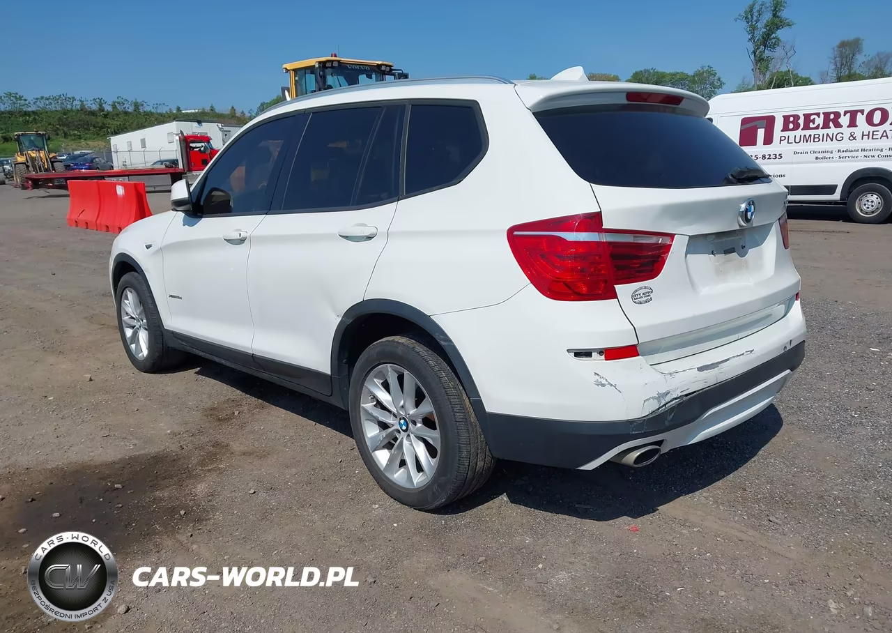 2015 BMW X3 xDrive28D VIN:5UXWY3C52F0E96618 - 3