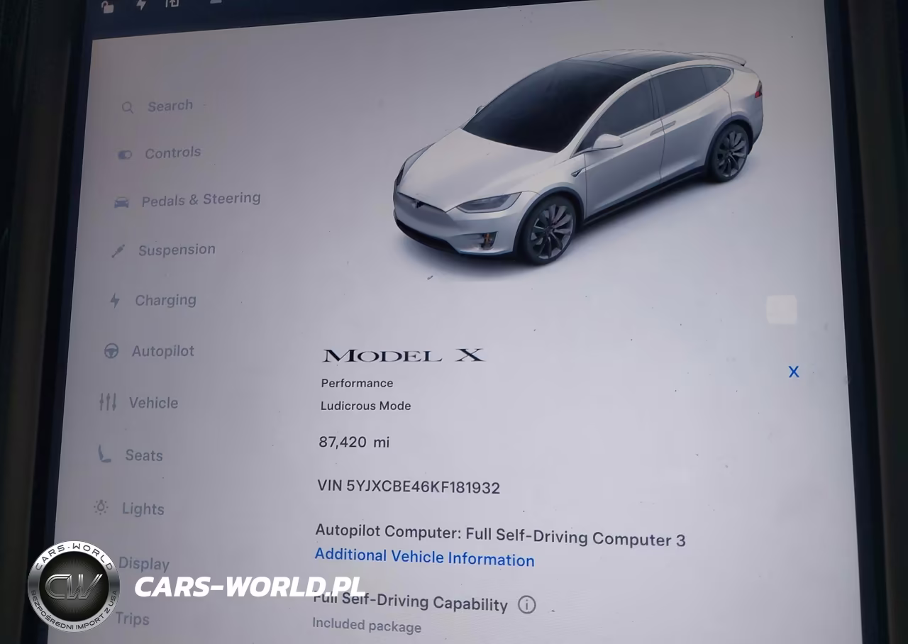 2019 Tesla Model X P100D-Performance VIN:5YJXCBE46KF181932 - 7