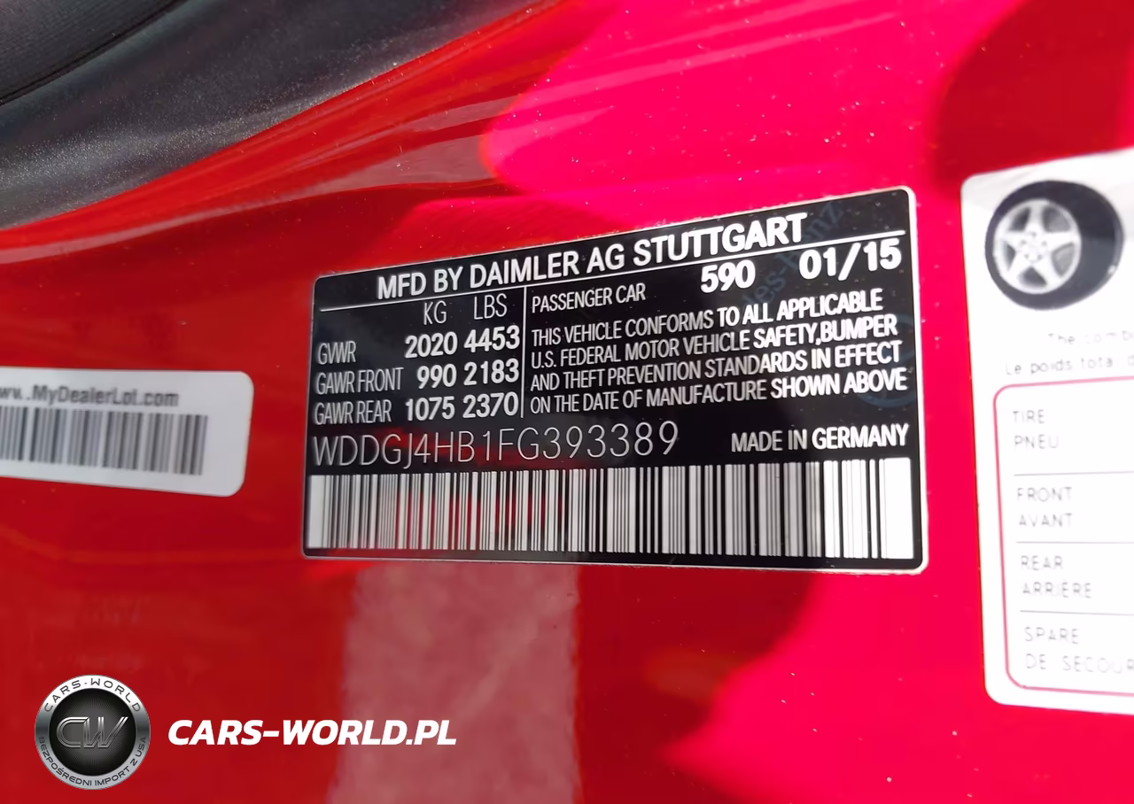 2015 Mercedes-Benz C 250 VIN:WDDGJ4HB1FG393389 - 9