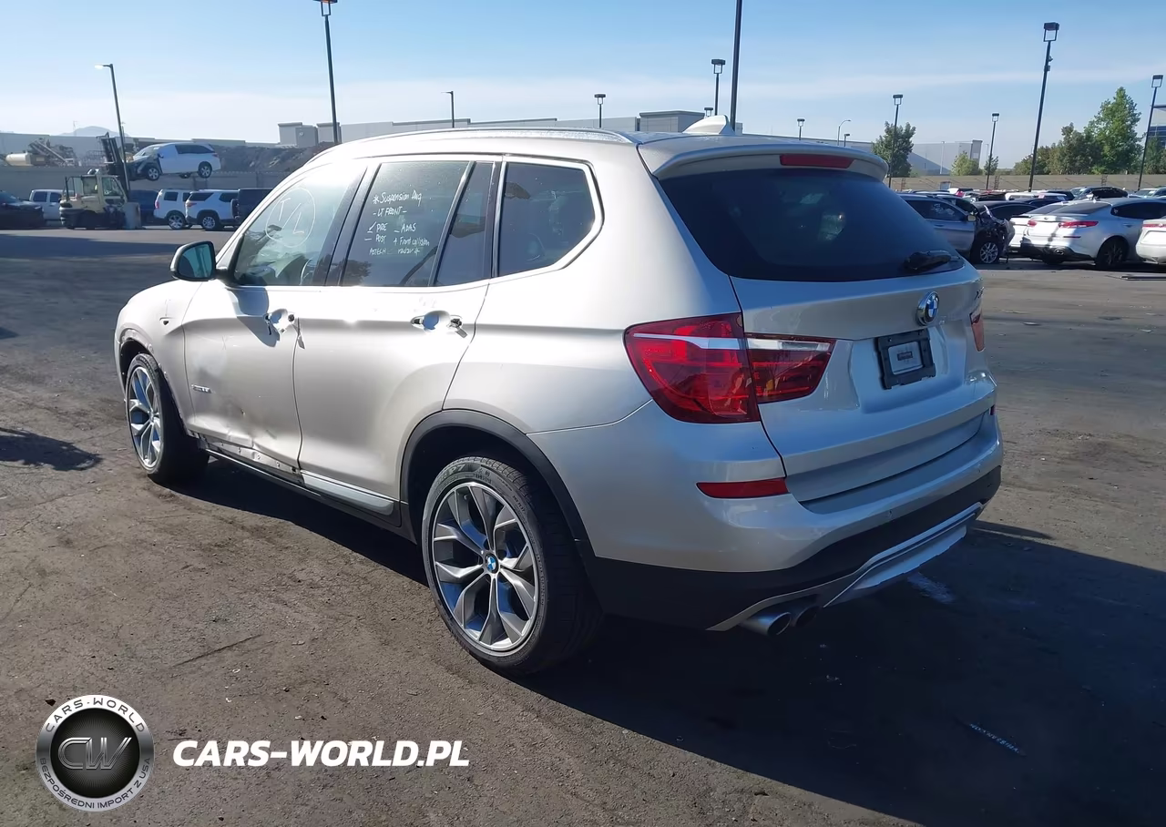 2015 BMW X3 xDrive35I VIN:5UXWX7C53F0K33920 - 3