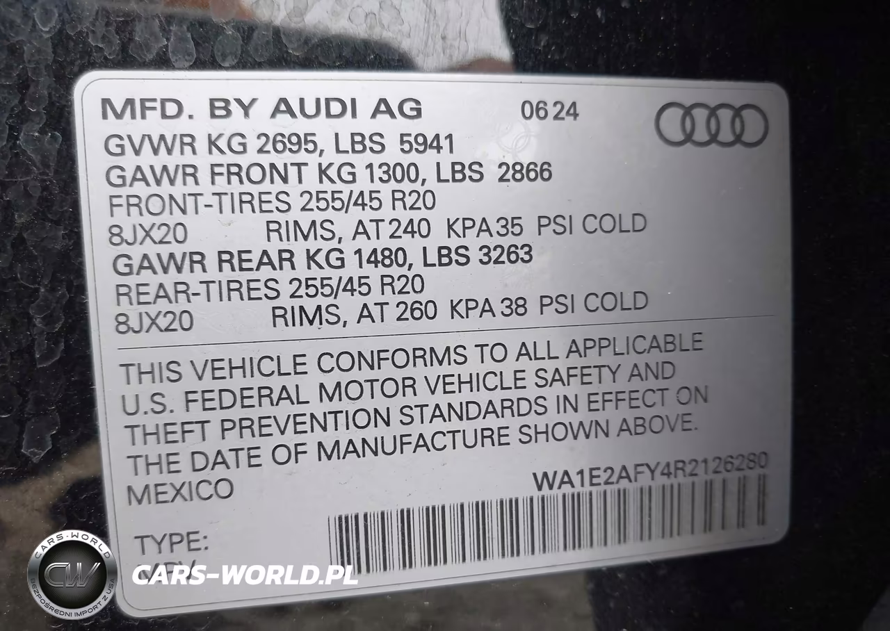 2024 Audi Q5 Premium Plus 55 Tfsi E S Line Quattro S Tronic VIN:WA1E2AFY4R2126280 - 9