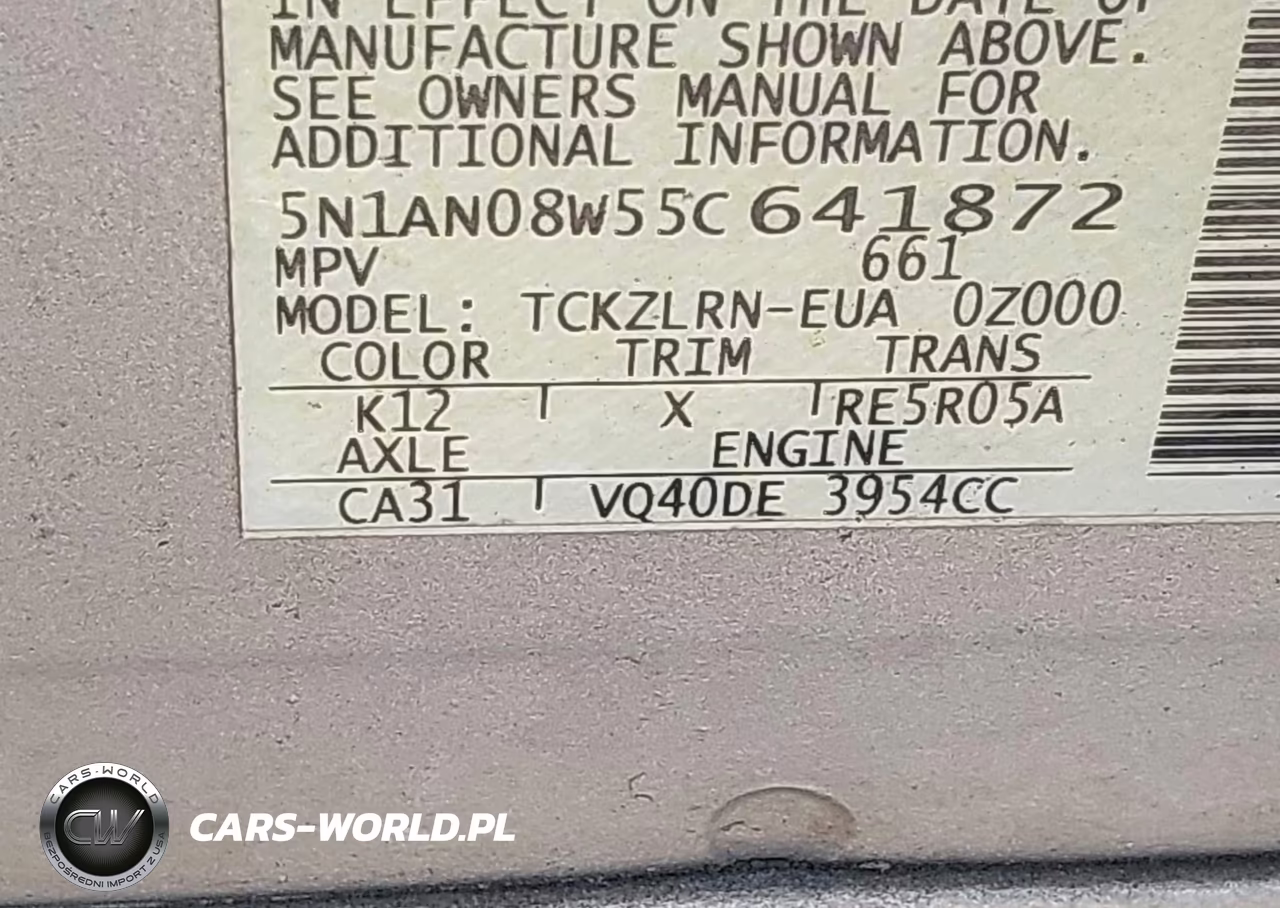 2005 Nissan Xterra S VIN:5N1AN08W55C641872 - 9