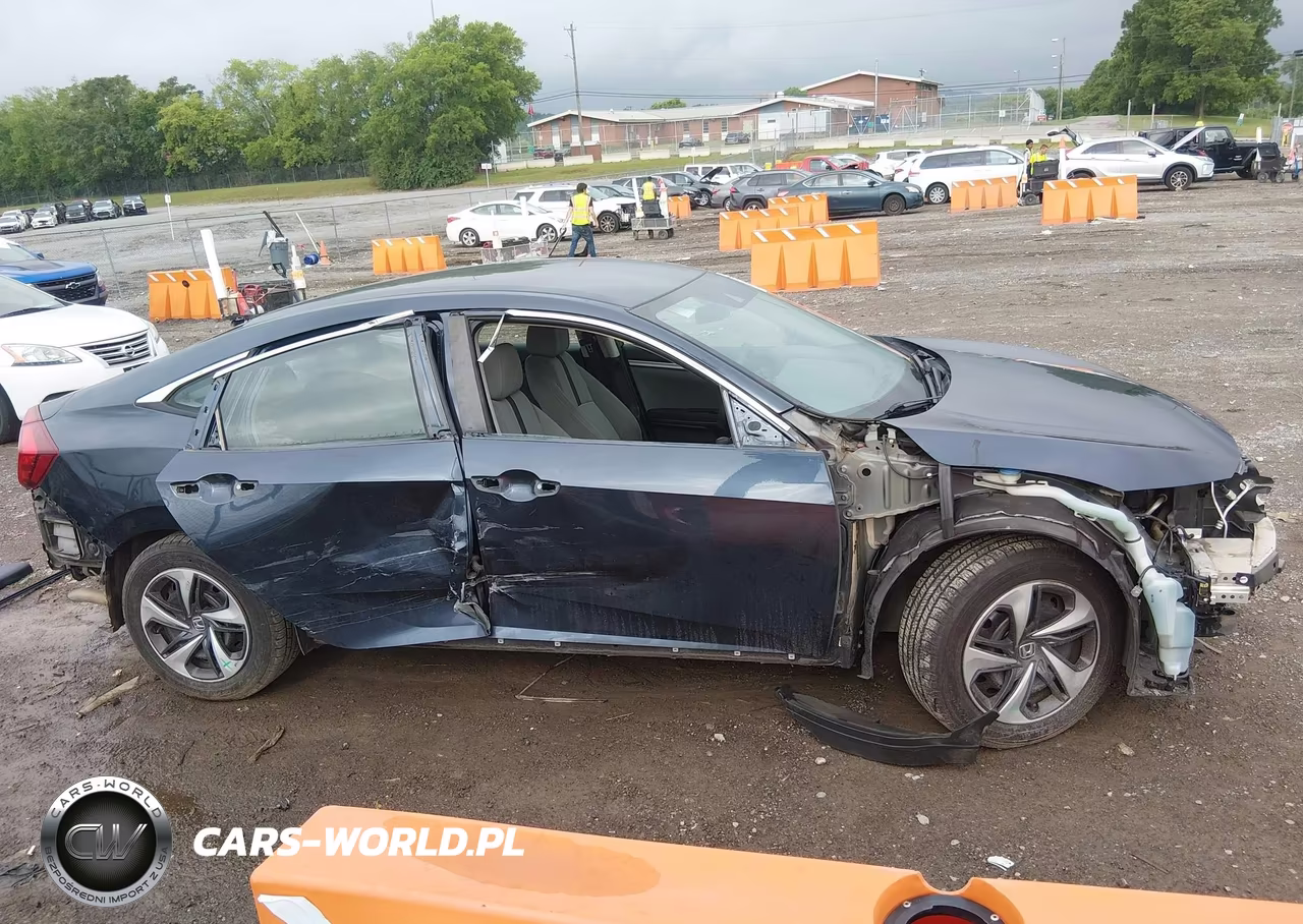 2019 Honda Civic Lx VIN:19XFC2F69KE001392 - 14
