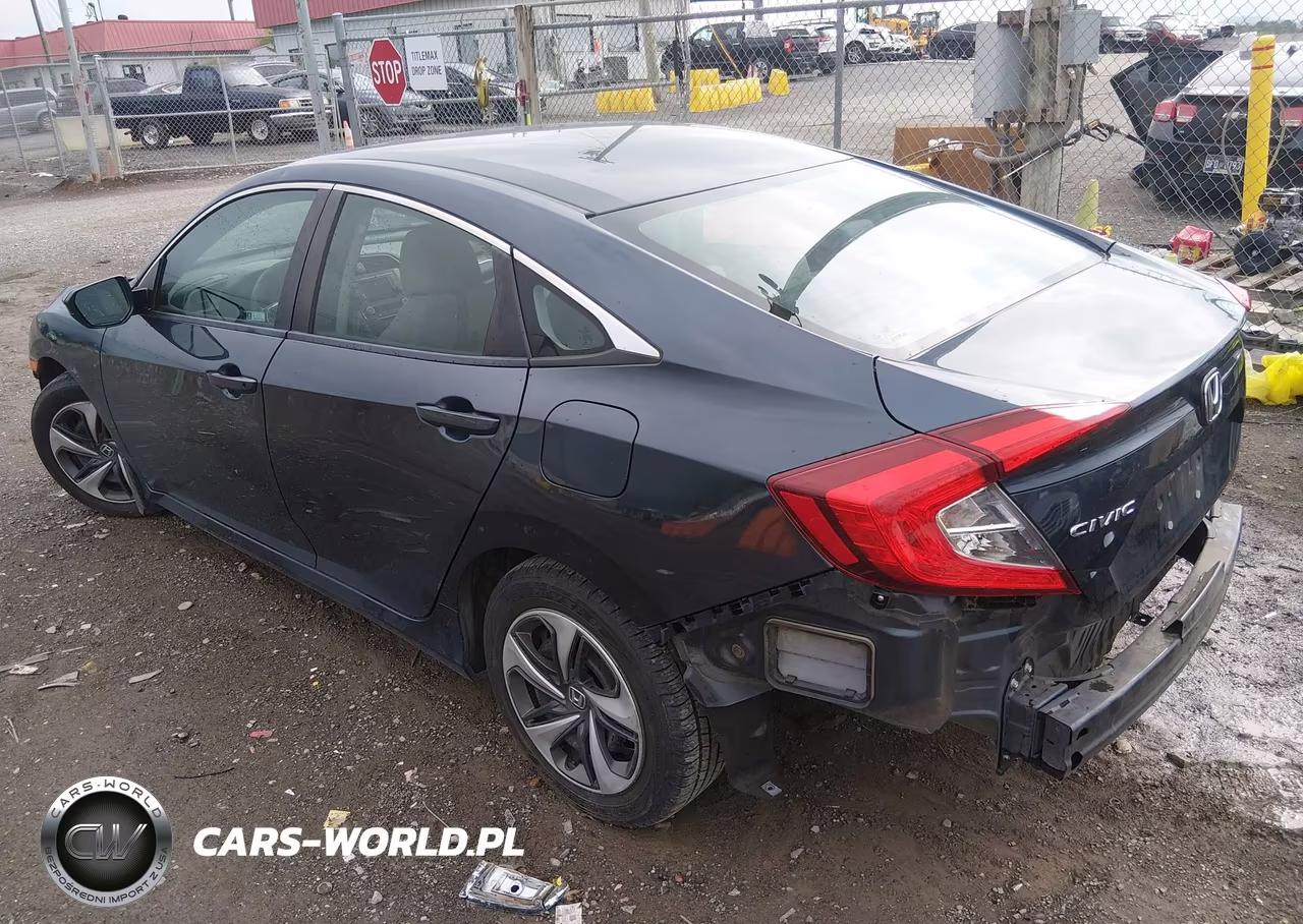 2019 Honda Civic Lx VIN:19XFC2F69KE001392 - 3