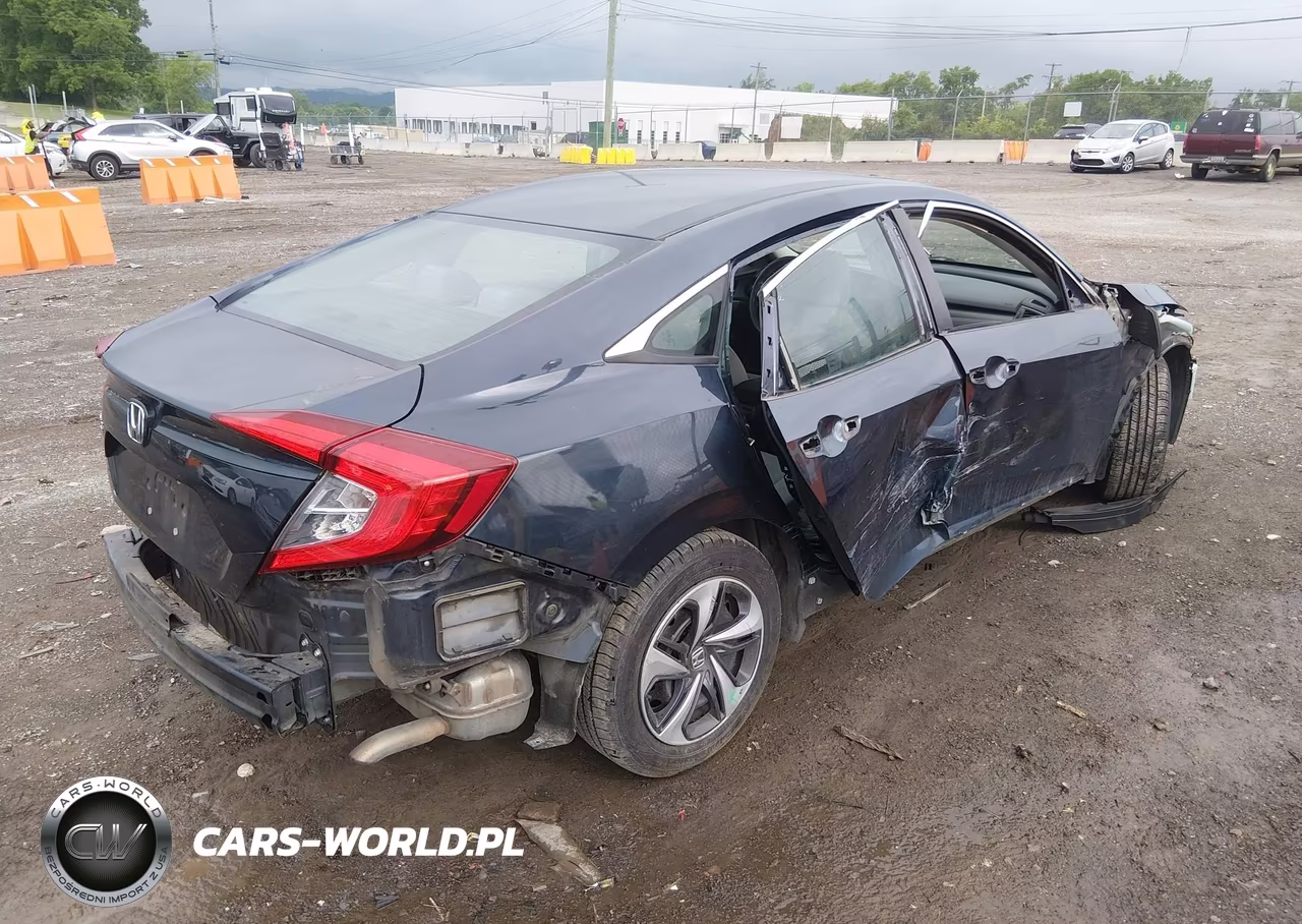 2019 Honda Civic Lx VIN:19XFC2F69KE001392 - 4