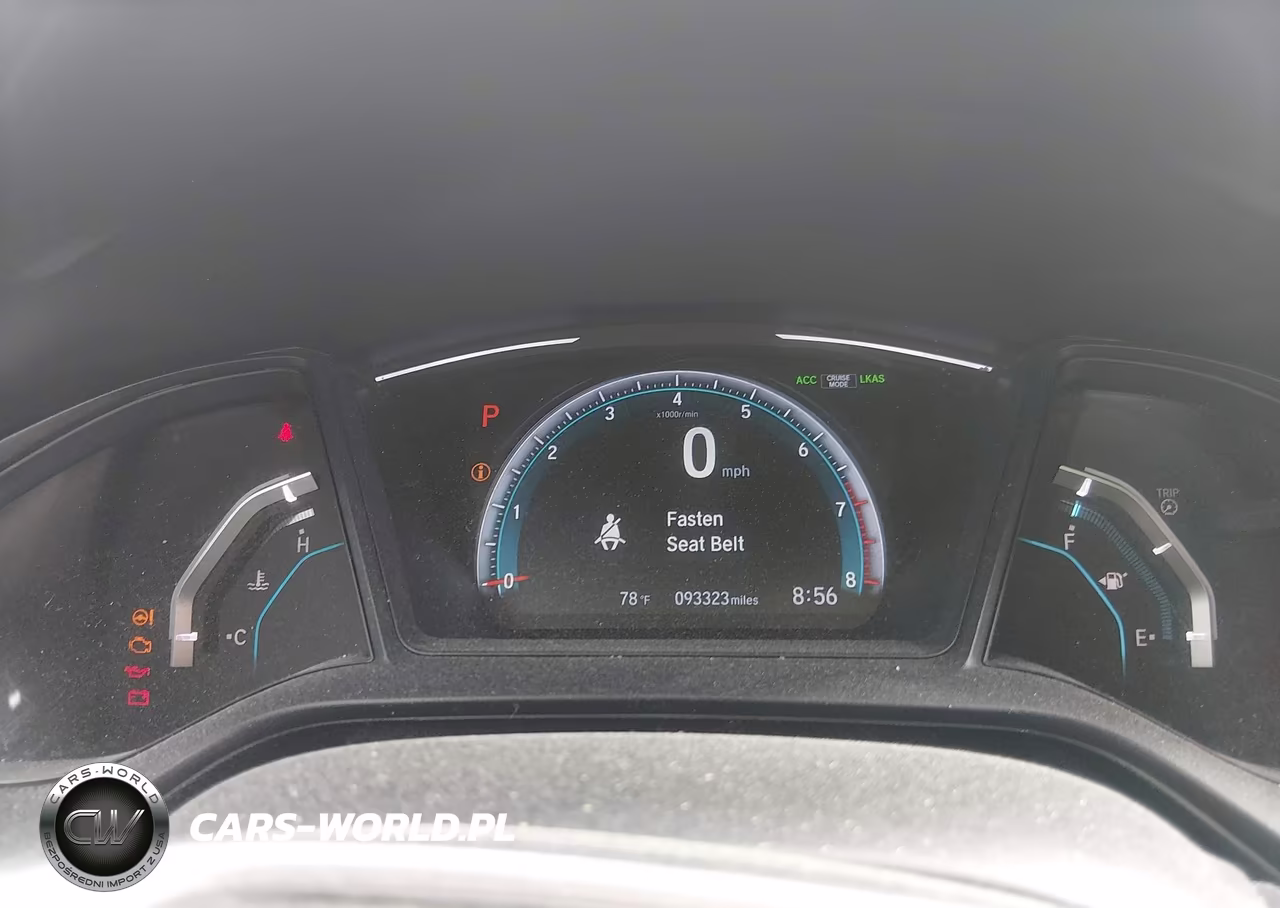 2019 Honda Civic Lx VIN:19XFC2F69KE001392 - 7