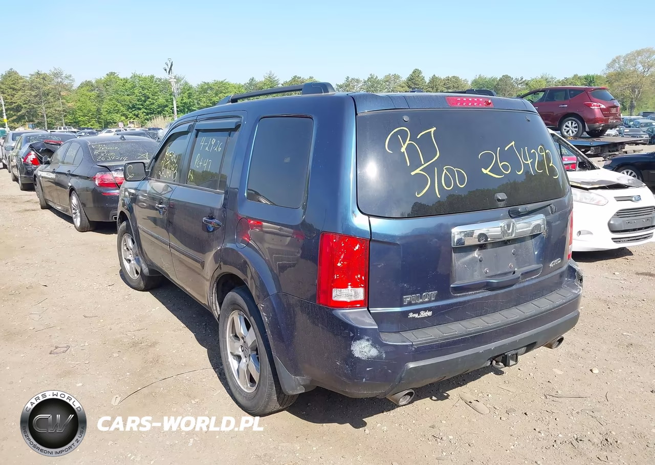 2010 Honda Pilot Ex-L VIN:5FNYF4H50AB005906 - 3