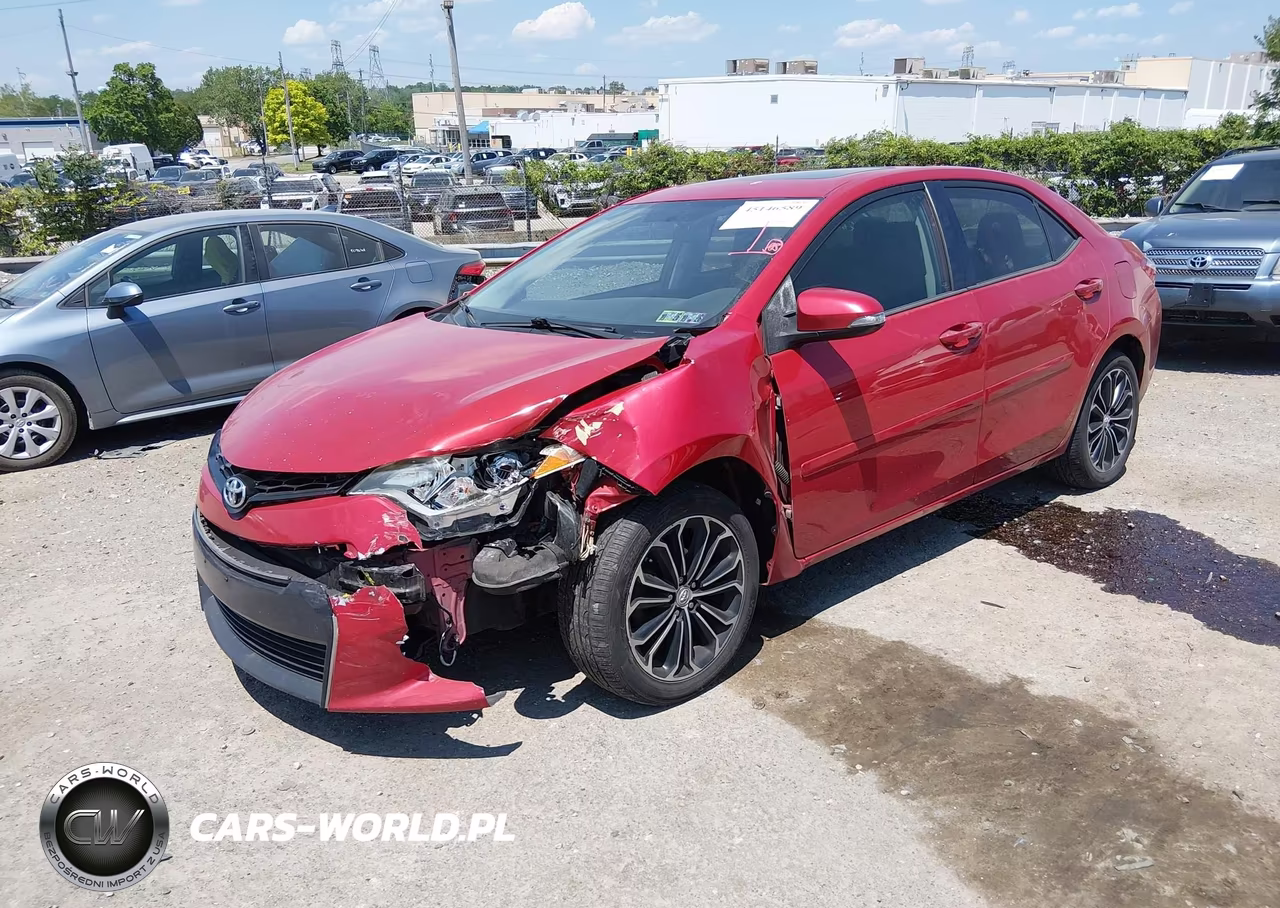 2016 Toyota Corolla S Plus VIN:2T1BURHE0GC554463 - 2