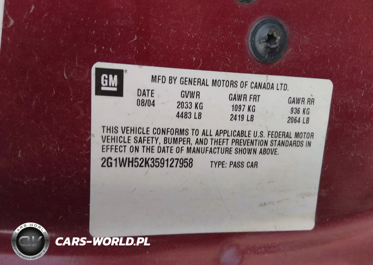 2005 Chevrolet Impala Ls VIN:2G1WH52K359127958 - 9