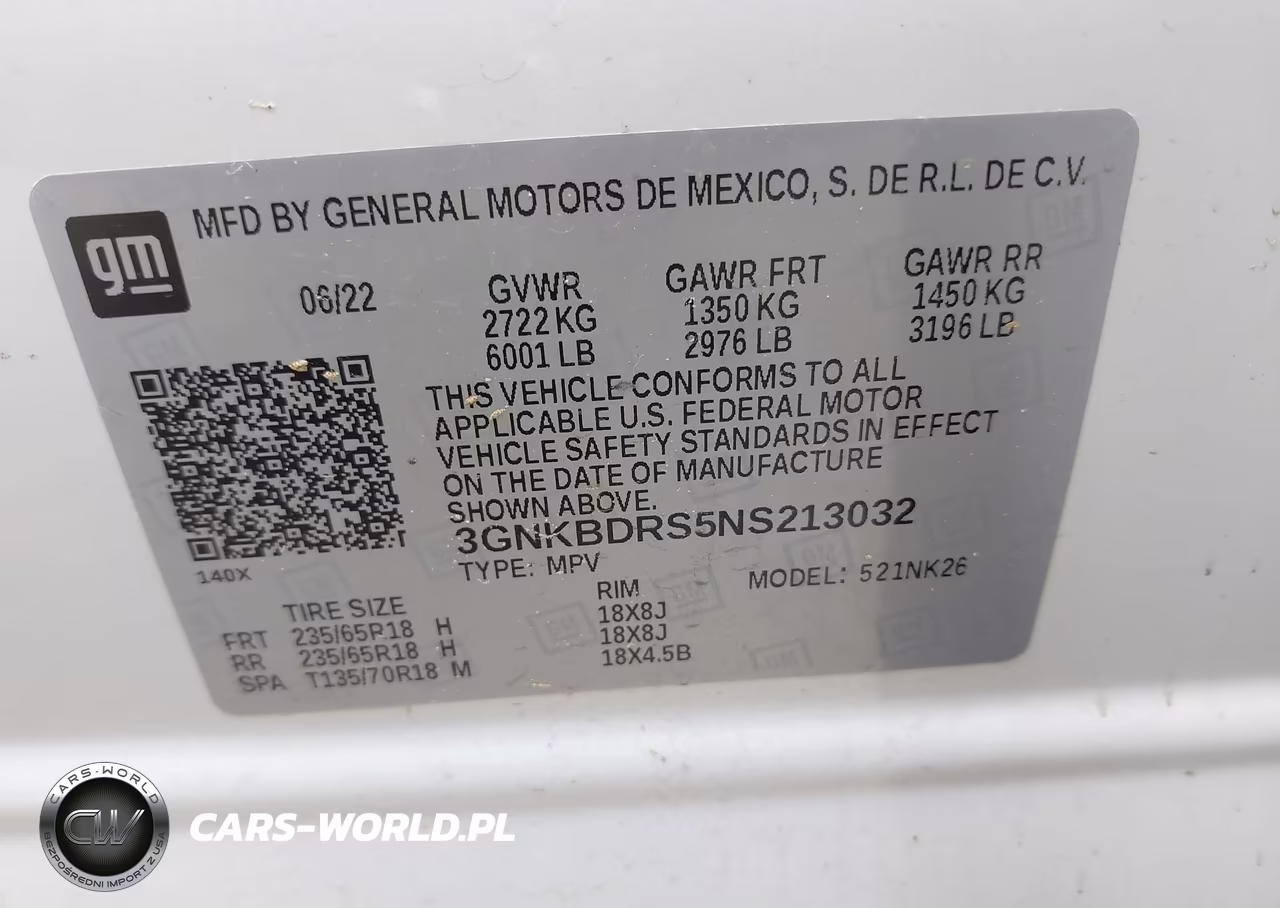 2022 Chevrolet Blazer Fwd 3Lt VIN:3GNKBDRS5NS213032 - 9
