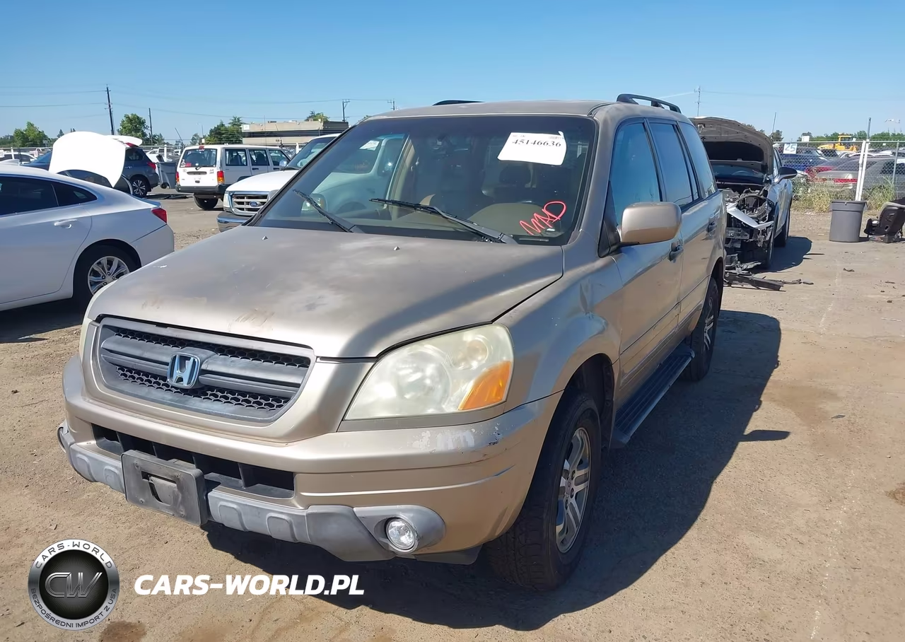 2004 Honda Pilot Ex-L VIN:2HKYF18594H595432 - 2