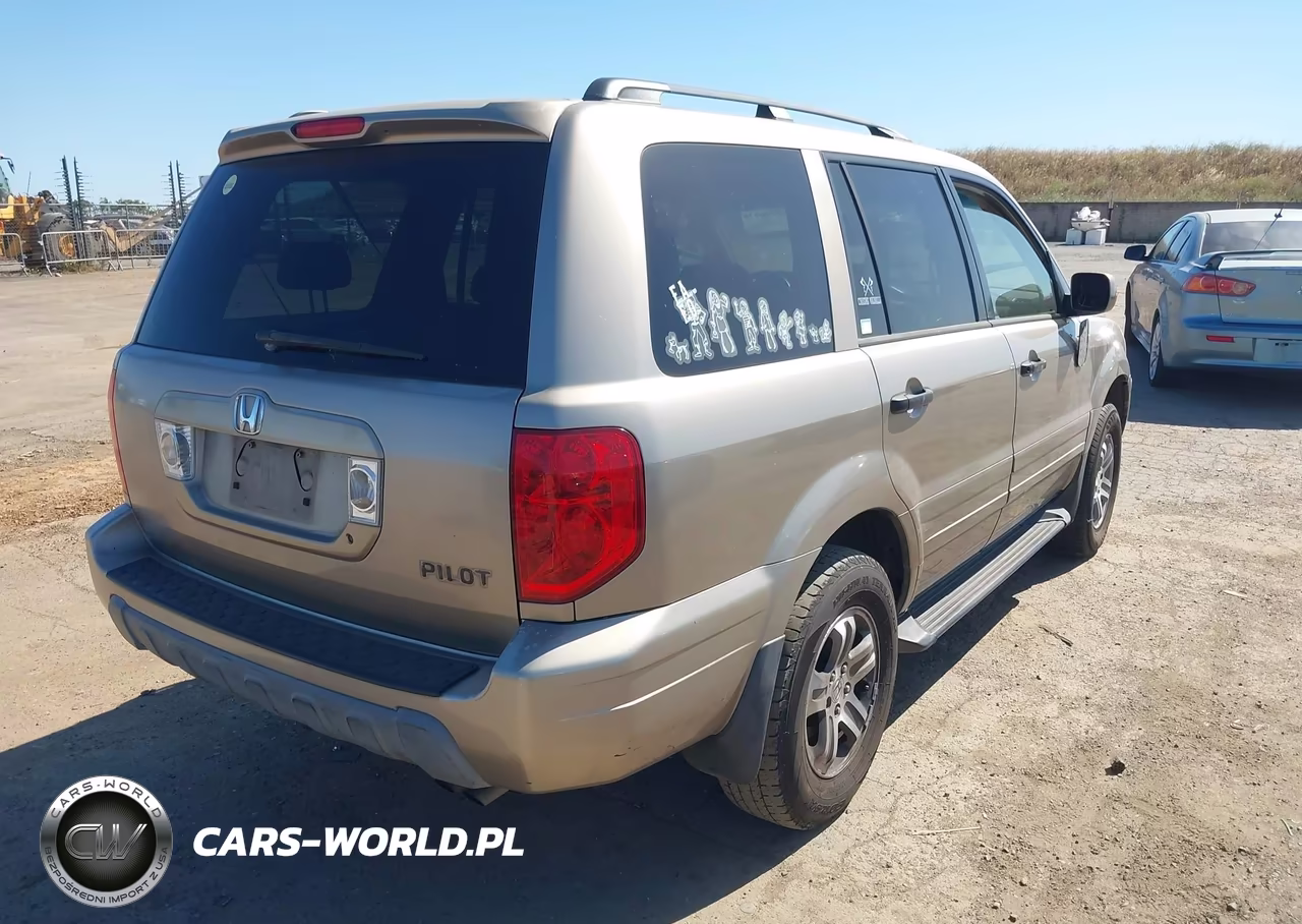 2004 Honda Pilot Ex-L VIN:2HKYF18594H595432 - 4