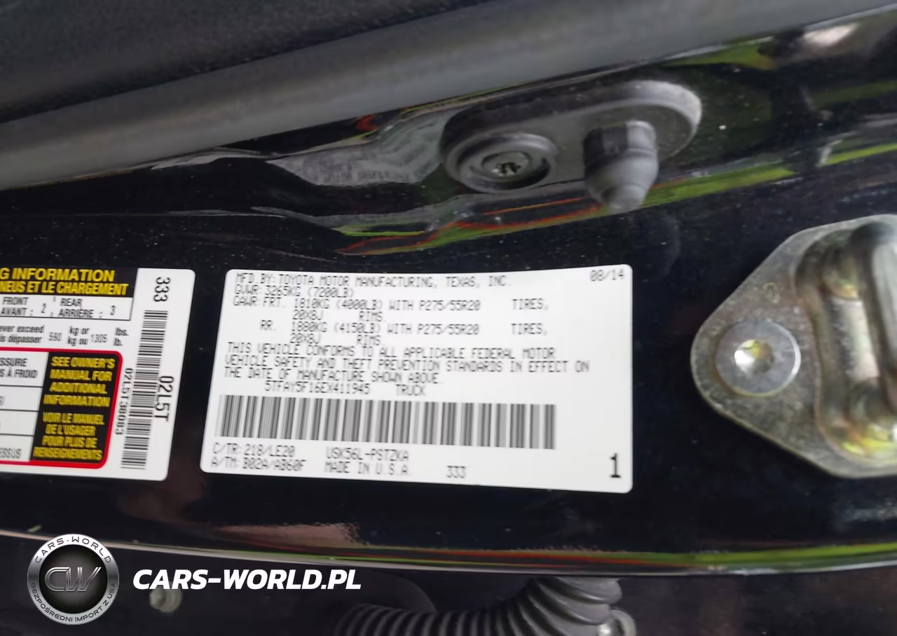 2014 Toyota Tundra Platinum 5.7L V8 VIN:5TFAY5F16EX411945 - 9