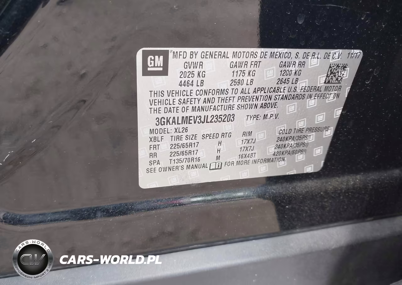 2018 GMC Terrain Sle VIN:3GKALMEV3JL235203 - 9