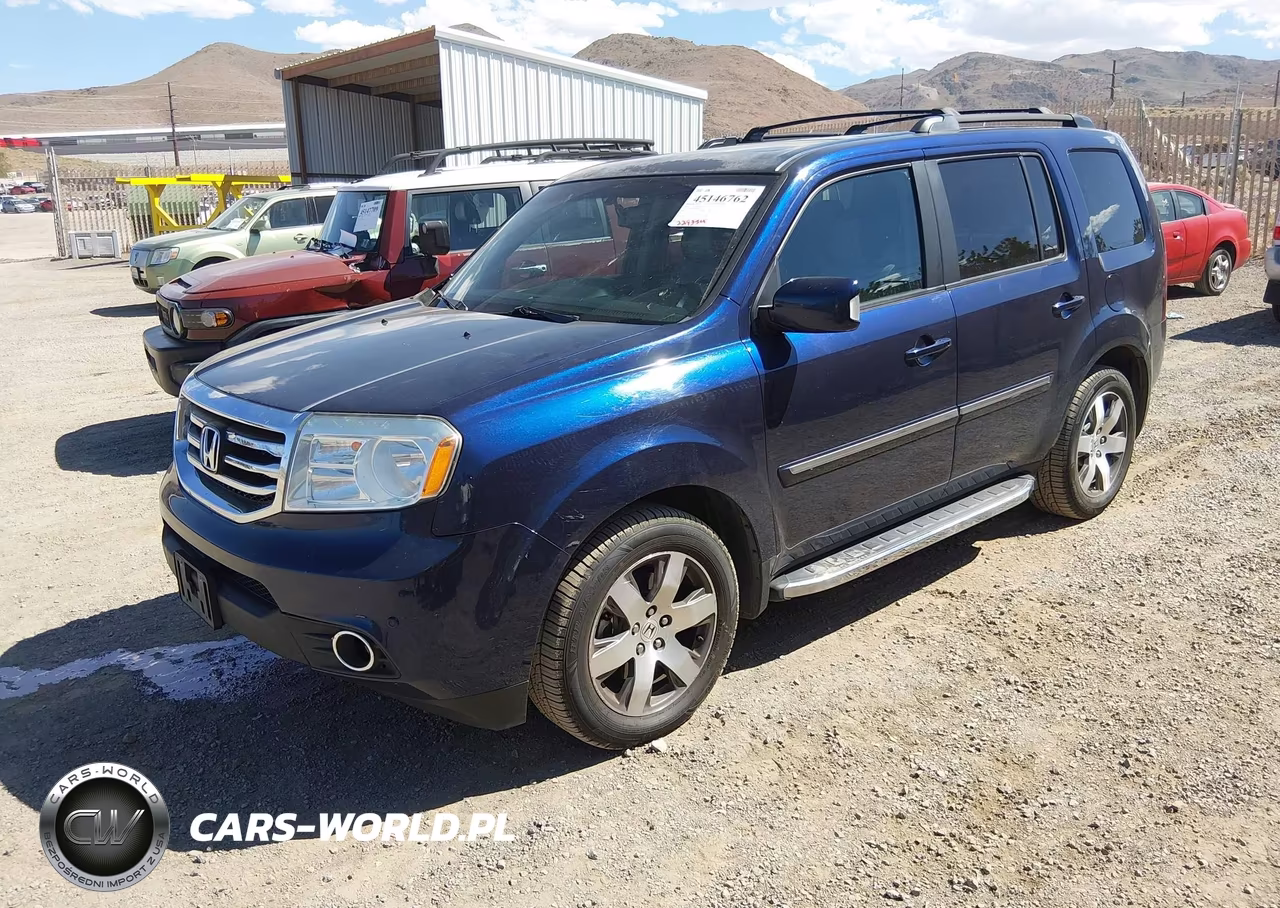 2014 Honda Pilot Touring VIN:5FNYF4H97EB051595 - 2