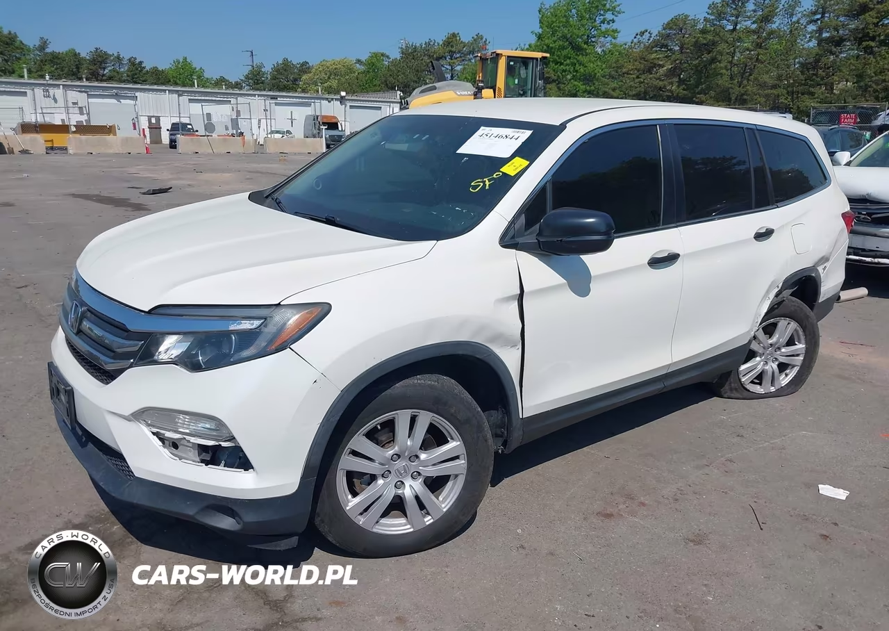 2017 Honda Pilot Lx VIN:5FNYF6H17HB001614 - 2
