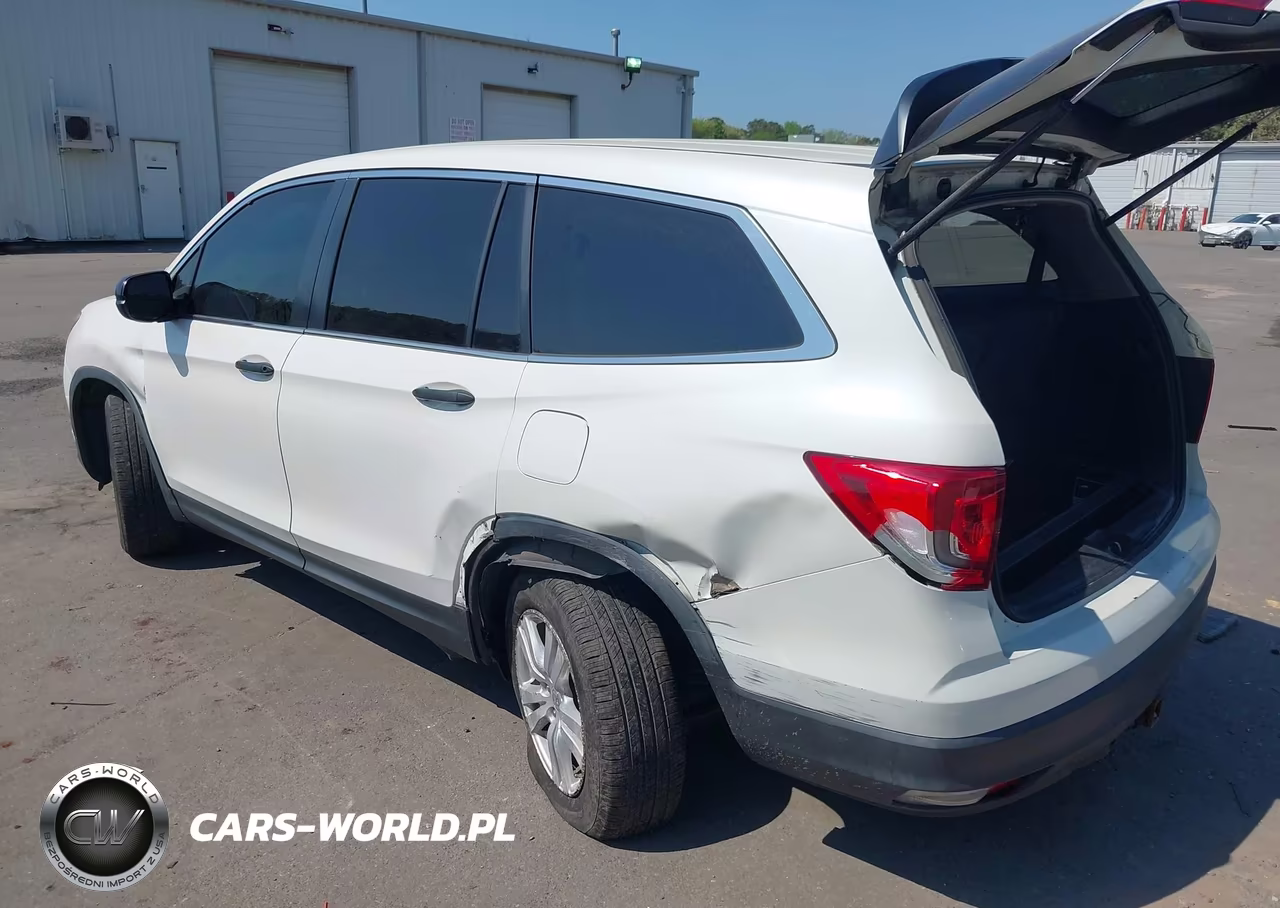 2017 Honda Pilot Lx VIN:5FNYF6H17HB001614 - 3