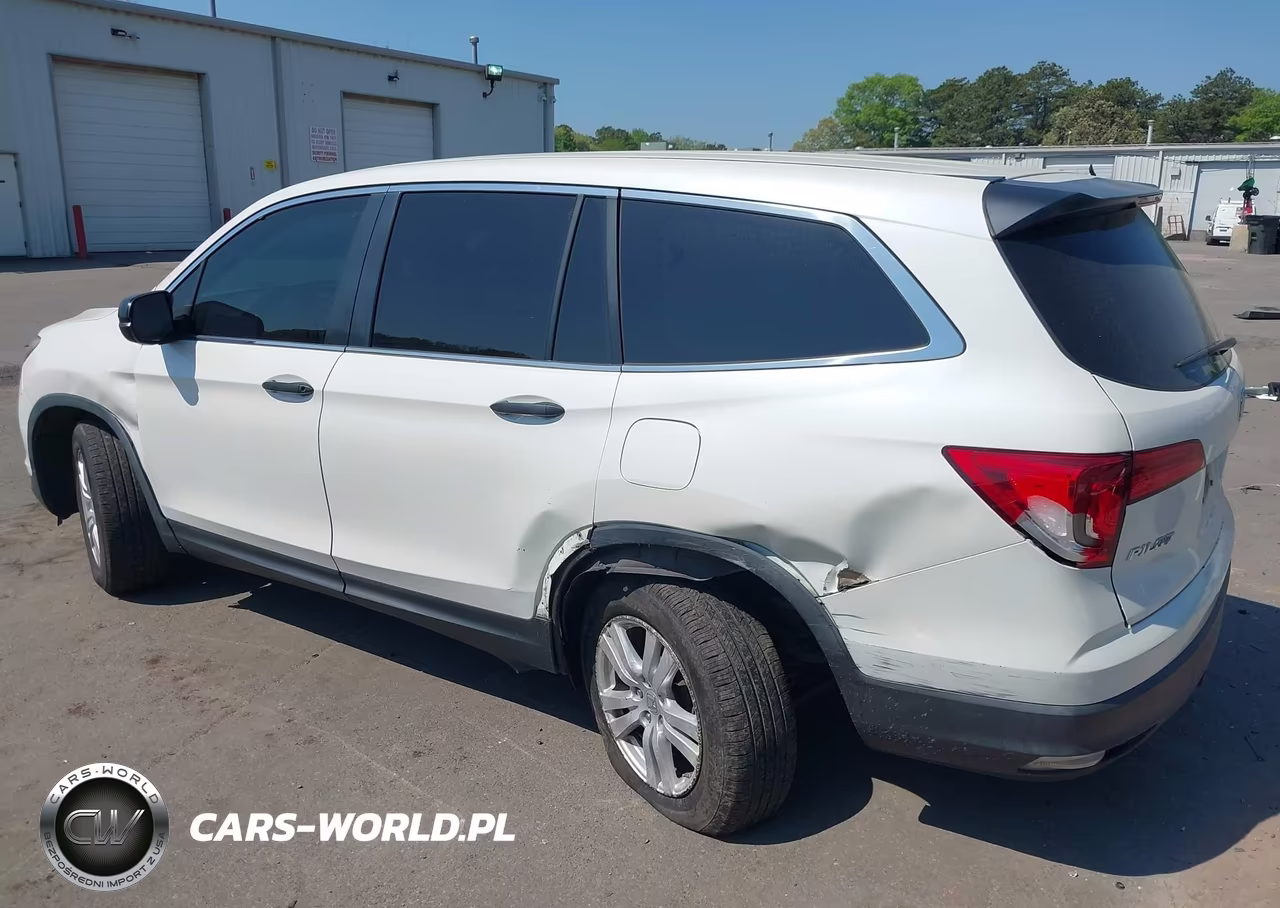 2017 Honda Pilot Lx VIN:5FNYF6H17HB001614 - 6