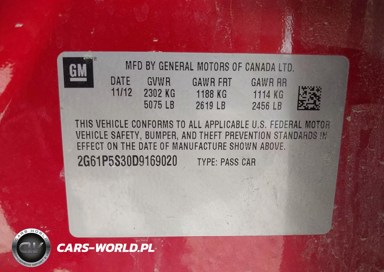2013 Cadillac Xts Luxury VIN:2G61P5S30D9169020 - 9