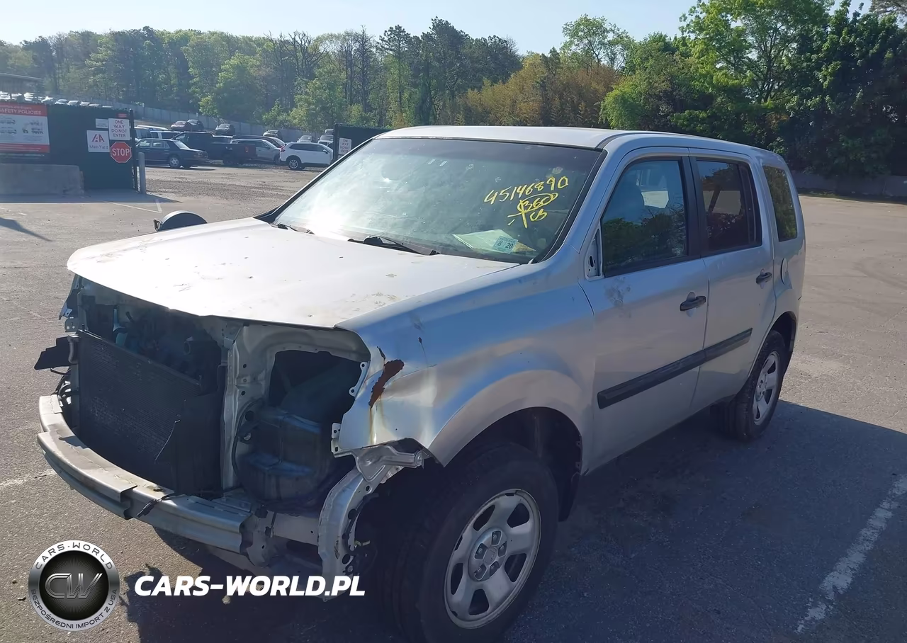 2012 Honda Pilot Lx VIN:5FNYF3H21CB035399 - 2