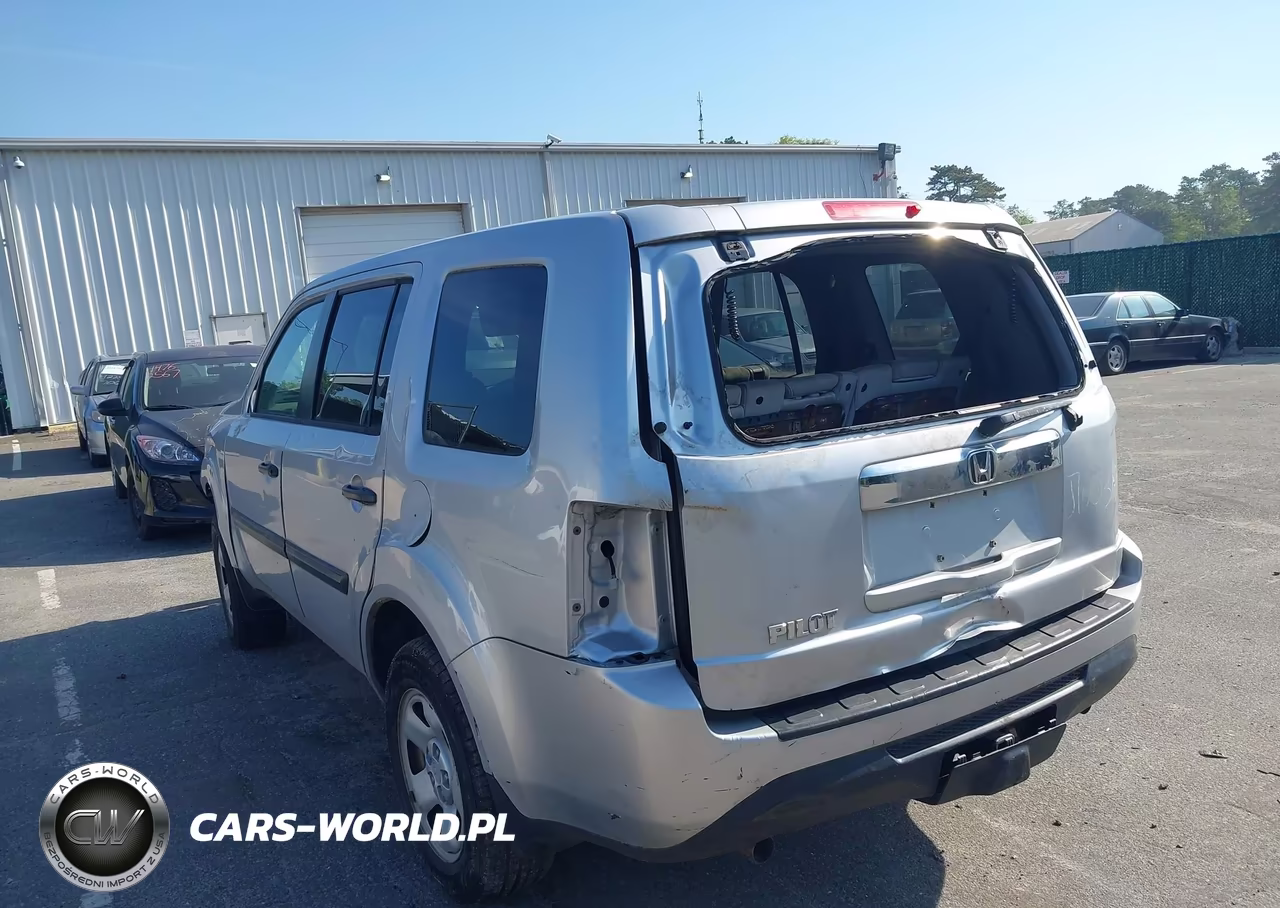 2012 Honda Pilot Lx VIN:5FNYF3H21CB035399 - 3