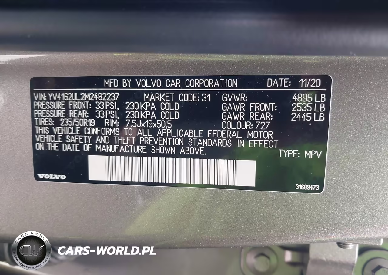 2021 Volvo Xc40 T5 Inscription VIN:YV4162UL2M2482237 - 9