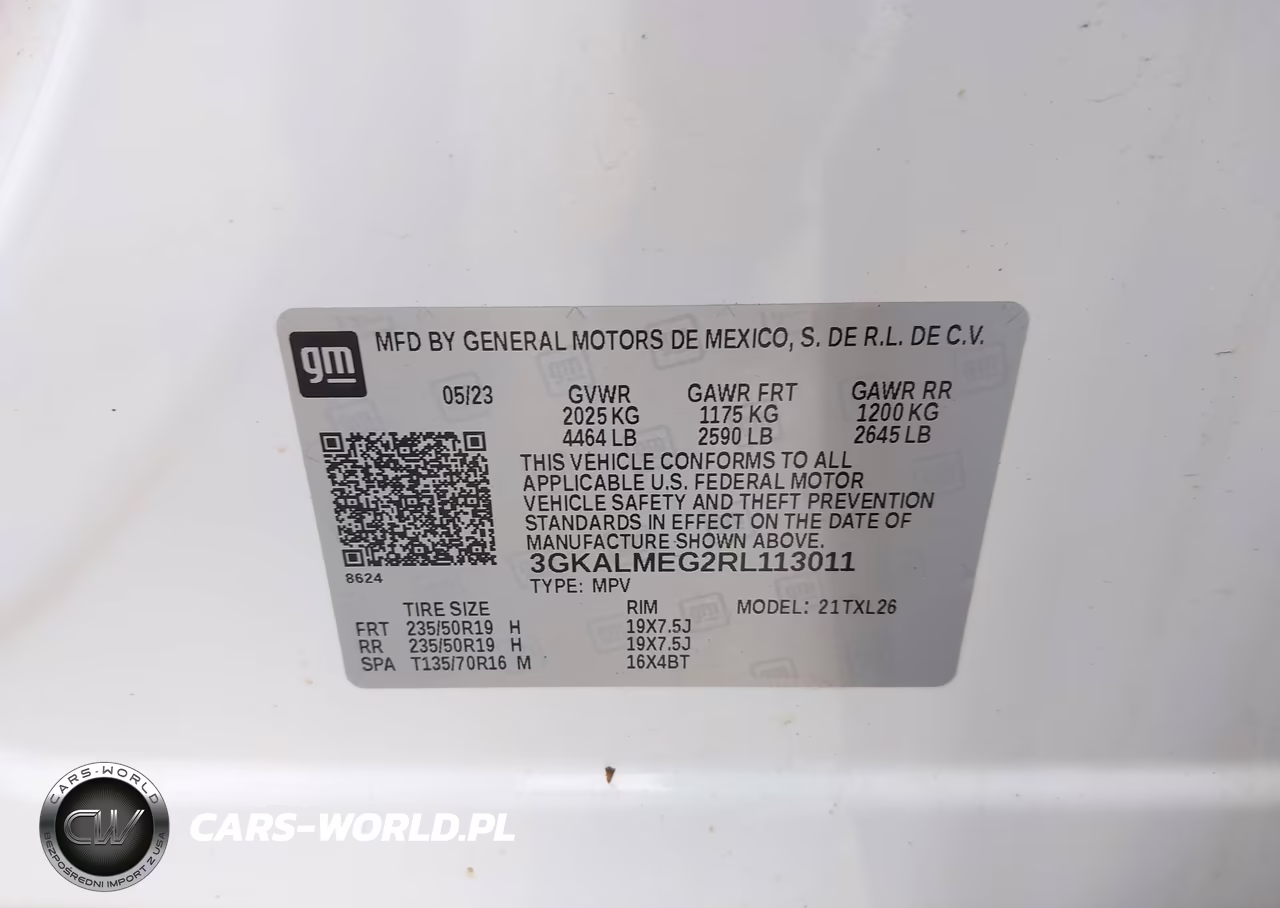 2024 GMC Terrain Fwd Sle VIN:3GKALMEG2RL113011 - 9