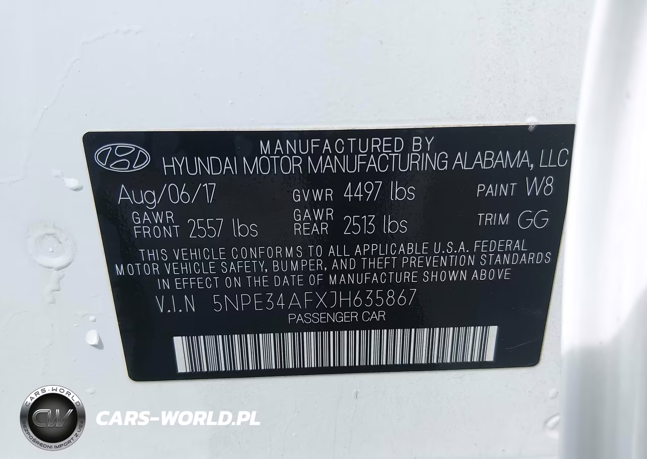 2018 Hyundai Sonata Sel VIN:5NPE34AFXJH635867 - 9