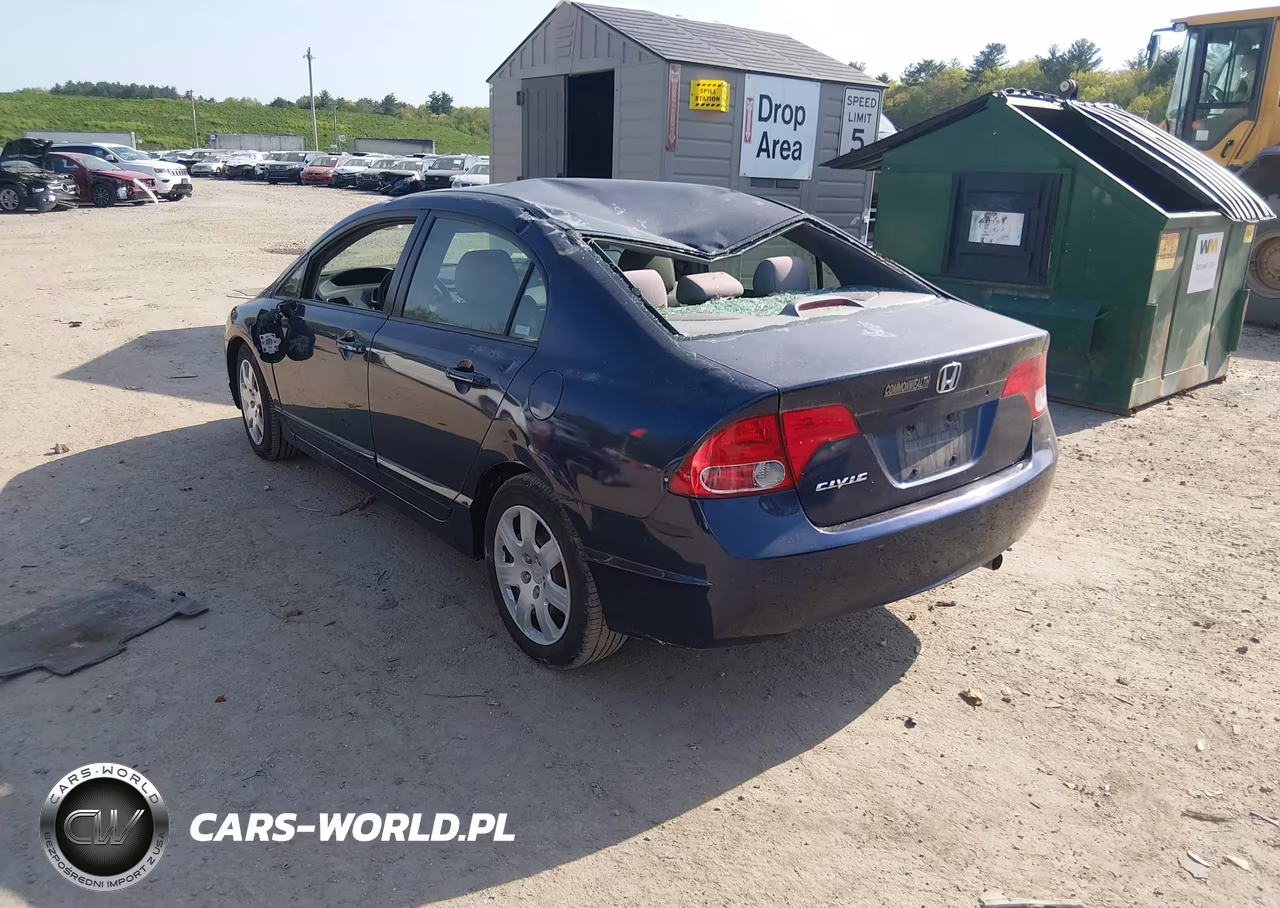 2008 Honda Civic Lx VIN:2HGFA16598H523364 - 3