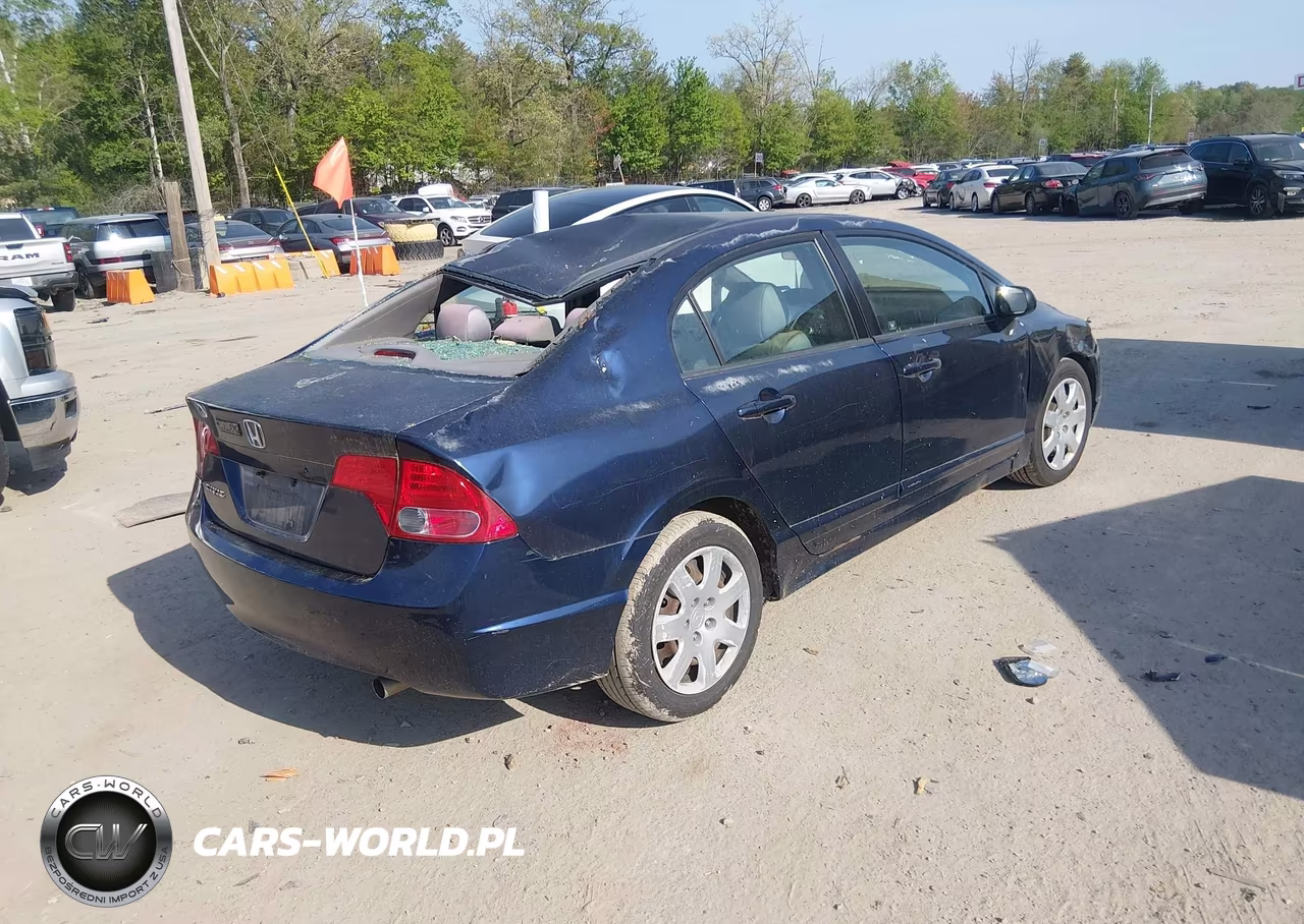 2008 Honda Civic Lx VIN:2HGFA16598H523364 - 4