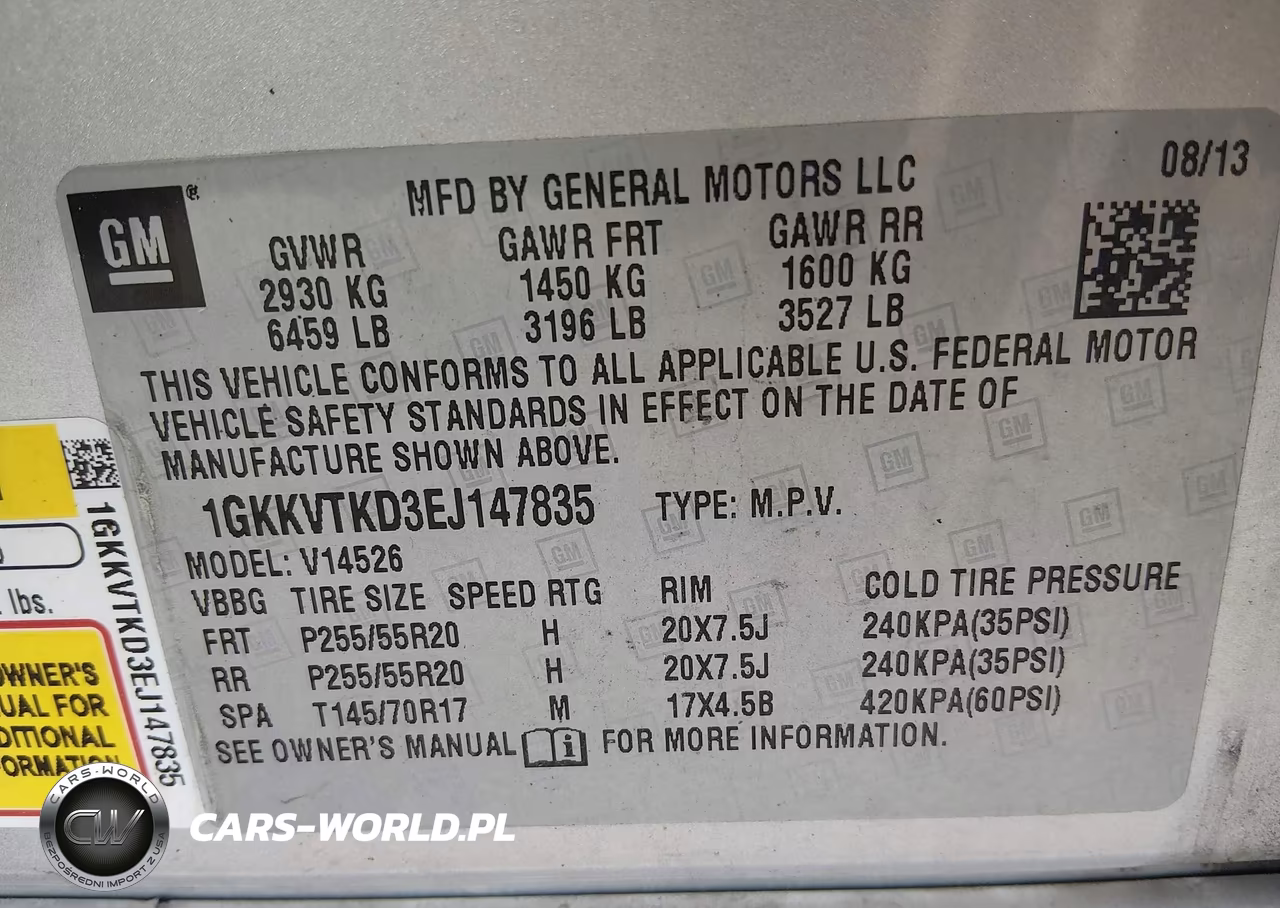 2014 GMC Acadia Denali VIN:1GKKVTKD3EJ147835 - 9