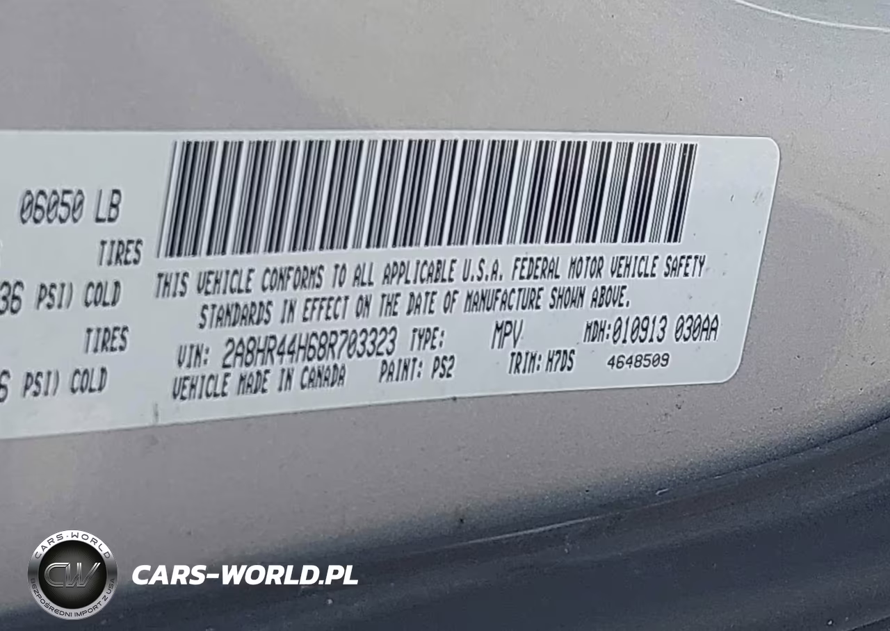 2008 Chrysler Town & Country Lx VIN:2A8HR44H68R703323 - 9