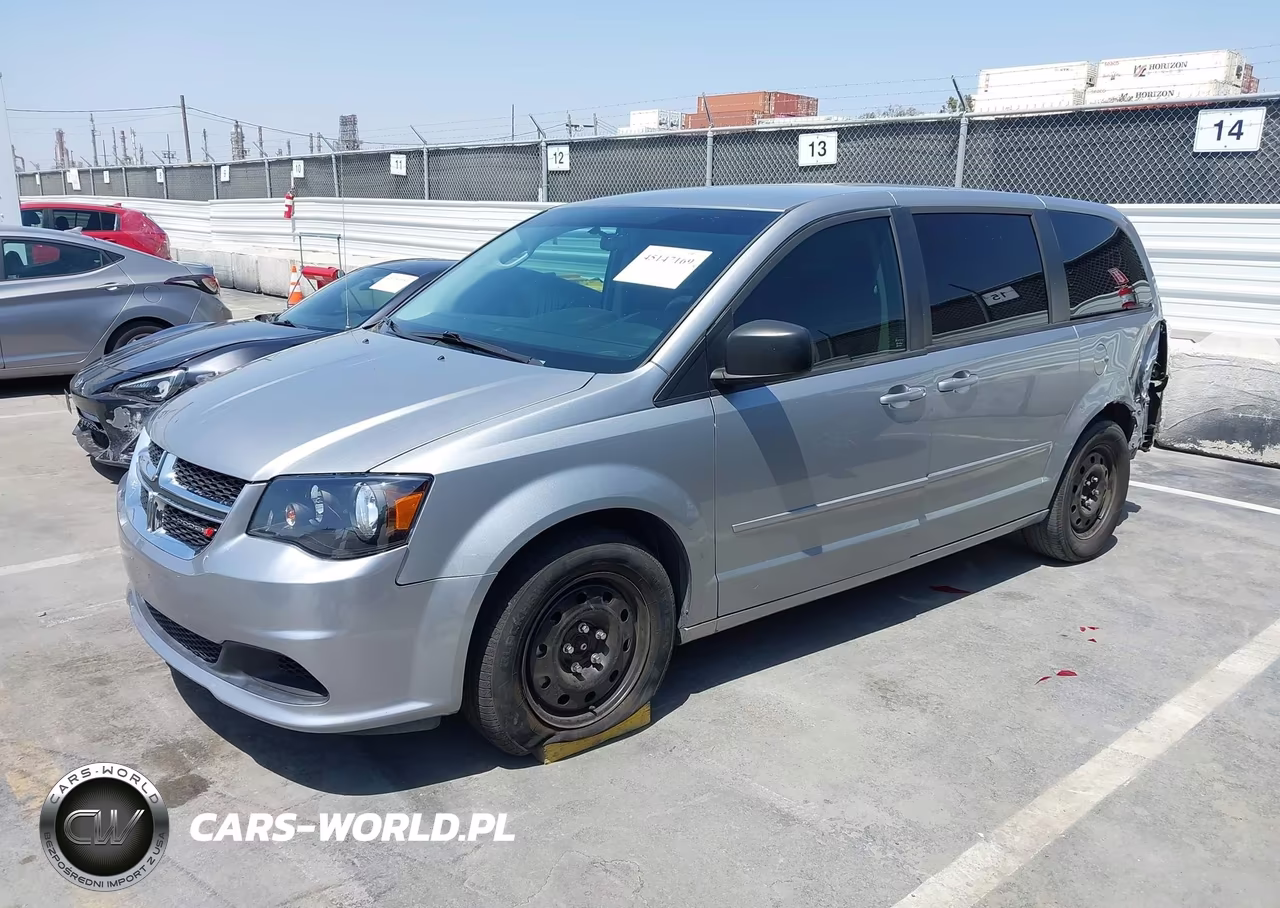 2016 Dodge Grand Caravan Se VIN:2C4RDGBG4GR184244 - 2