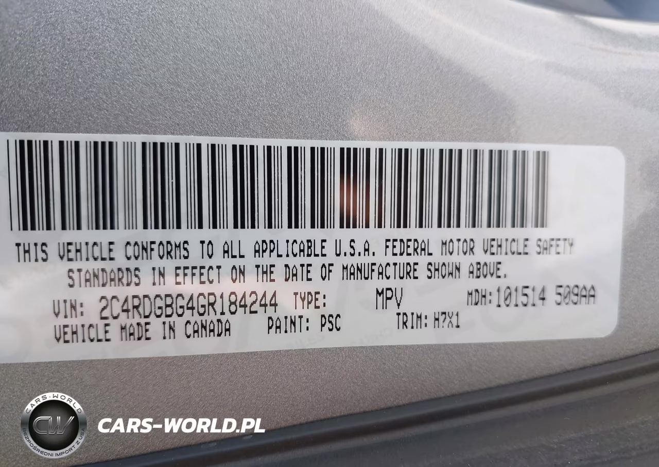 2016 Dodge Grand Caravan Se VIN:2C4RDGBG4GR184244 - 9