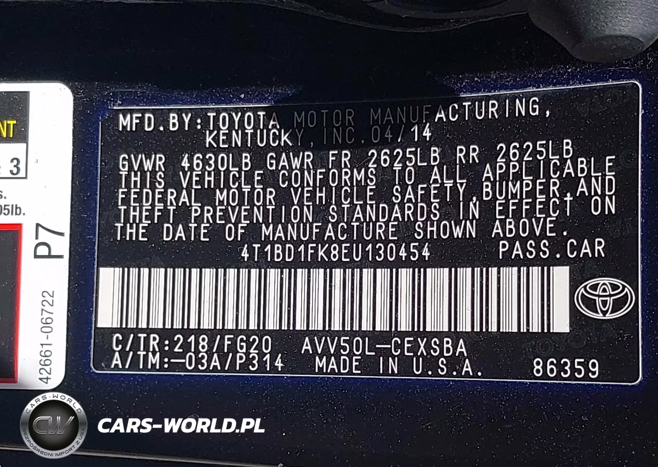 2014 Toyota Camry Hybrid Se Limited Edition VIN:4T1BD1FK8EU130454 - 9
