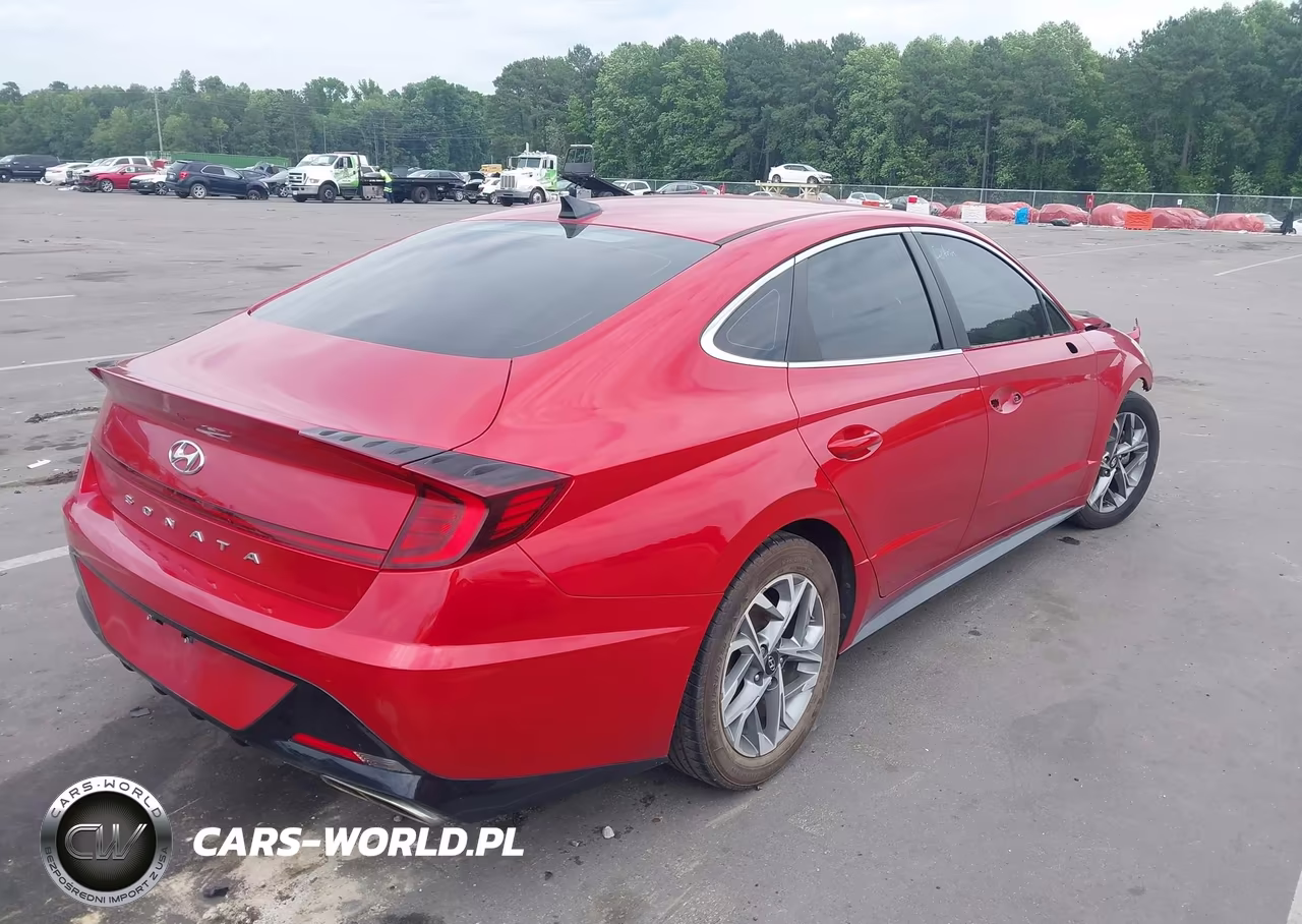 2021 Hyundai Sonata Sel VIN:5NPEL4JA8MH068826 - 4