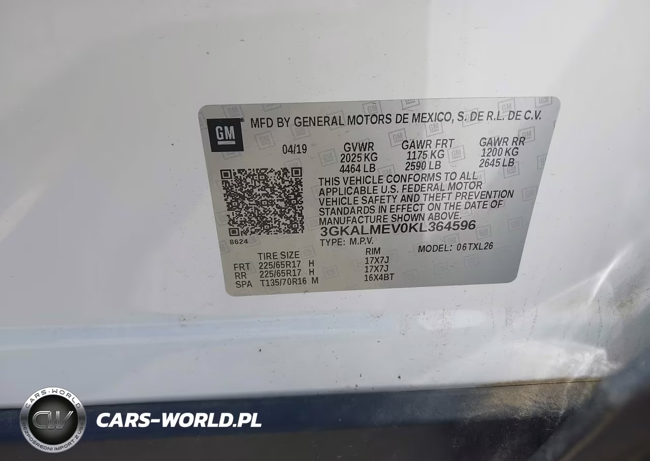 2019 GMC Terrain Sle VIN:3GKALMEV0KL364596 - 9